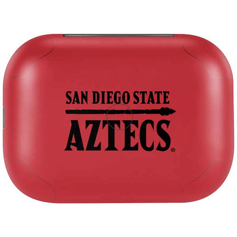 San Diego State University Logo Red Amazon Echo Buds Skin