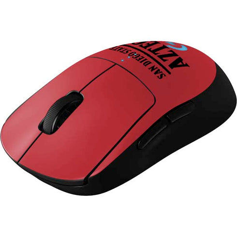 San Diego State University Logo Red G Pro Wireless Gaming Mouse Skin