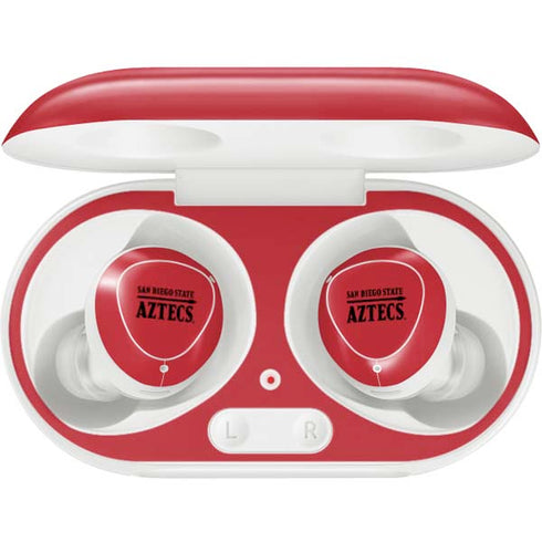 San Diego State University Logo Red Galaxy Buds Plus Skin