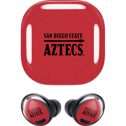 San Diego State University Logo Red Galaxy Buds Pro Skin