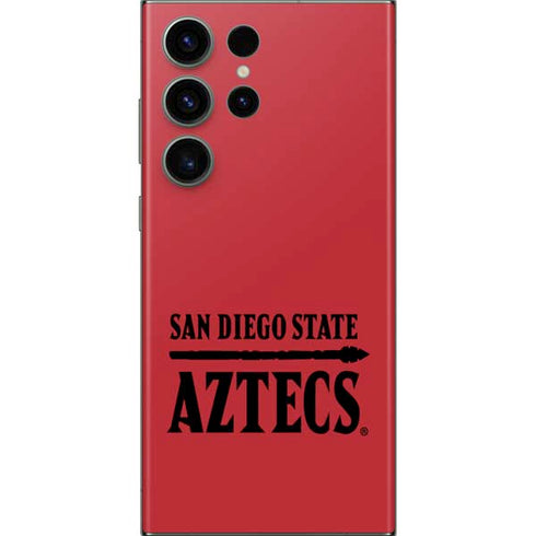 San Diego State University Logo Red Galaxy Skins