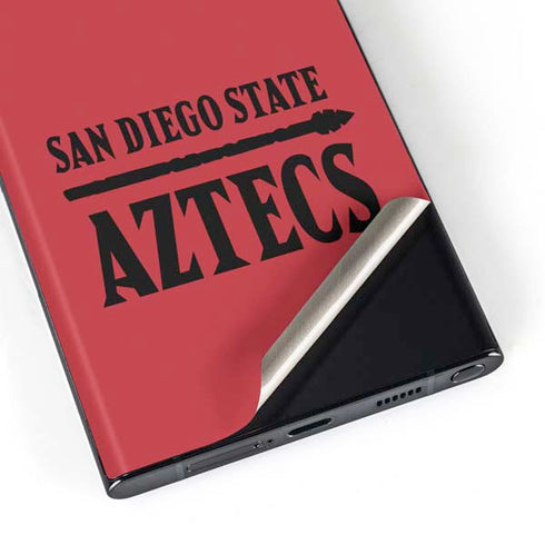 San Diego State University Logo Red Galaxy Skins