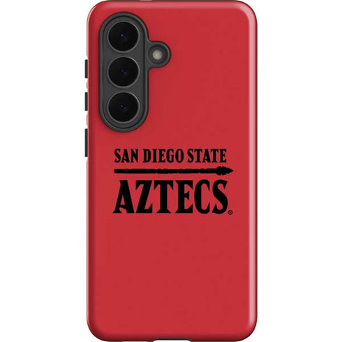 San Diego State University Logo Red Galaxy S26 Plus Impact Case