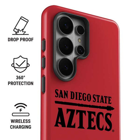 San Diego State University Logo Red Galaxy S26 Ultra Impact Case