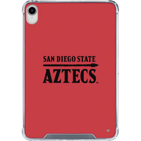 San Diego State University Logo Red iPad 11th Gen (2025) Clear Case