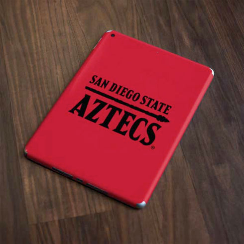 San Diego State University Logo Red Apple iPad Skin