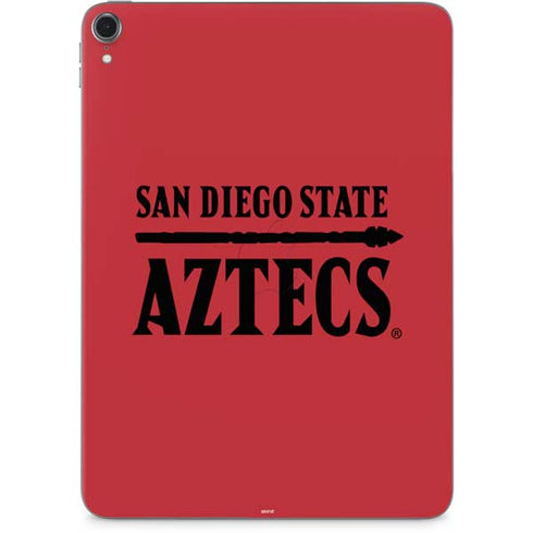 San Diego State University Logo Red Apple iPad Pro Skin