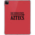 San Diego State University Logo Red iPad Pro 11in (2024) Clear Case