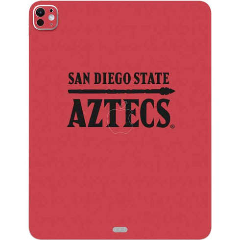 San Diego State University Logo Red iPad Pro 13in M4 (2024) Skin