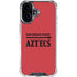San Diego State University Logo Red iPhone 16 Clear Case