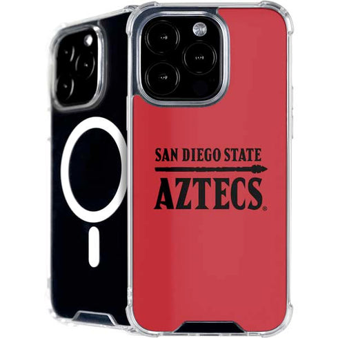San Diego State University Logo Red iPhone 16 Pro Max MagSafe Case