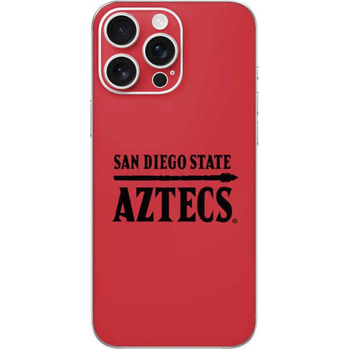 San Diego State University Logo Red iPhone 16 Pro Max Skin