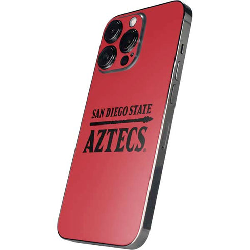 San Diego State University Logo Red iPhone 16 Pro Skin