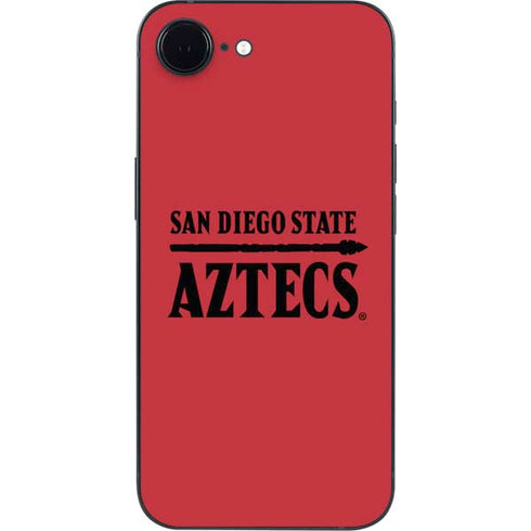 San Diego State University Logo Red iPhone 16e Skin