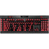 San Diego State University Logo Red K95 RGB PLATINUM Mechanical Gaming Keyboard Skin