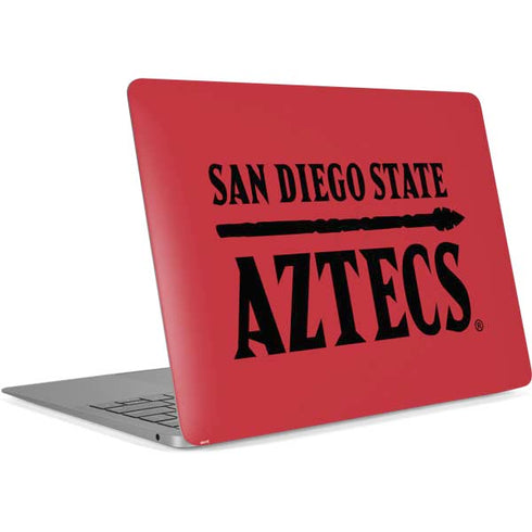 San Diego State University Logo Red Apple MacBook Air Skin