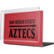 San Diego State University Logo Red MacBook Pro 14in (2021-24) Case plus Skin