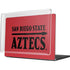 San Diego State University Logo Red MacBook Pro 14in (2021-24) Case plus Skin