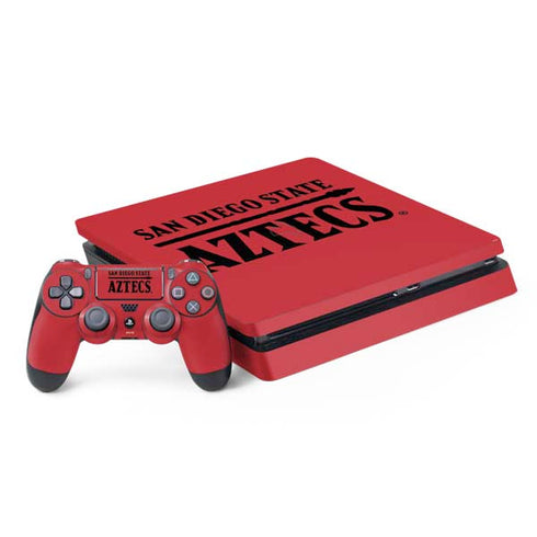 San Diego State University Logo Red PlayStation PS4 Skins