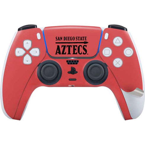 San Diego State University Logo Red PS5 Pro Bundle Skin