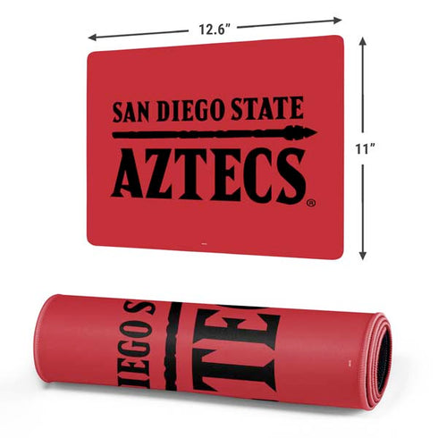 San Diego State University Logo Red Gaming Mouse Pad