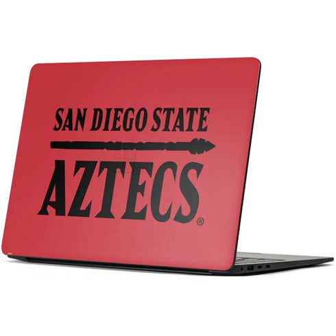 San Diego State University Logo Red Surface Laptop 7 15in Skin