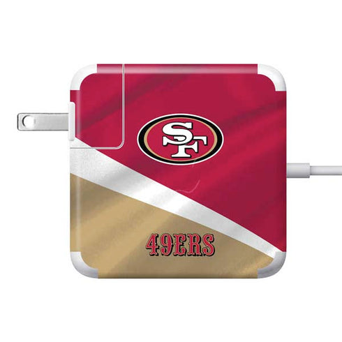 NFL San Francisco 49ers 85W Power Adapter (15 and 17 inch MacBook Pro Charger) Skin