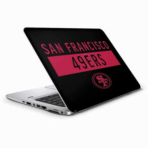 NFL San Francisco 49ers Black Performance Series HP Elitebook Skin