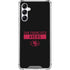 NFL San Francisco 49ers Black Performance Series Gabb Phone 4 Clear Case