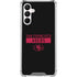 NFL San Francisco 49ers Black Performance Series Galaxy A16 5G Clear Case