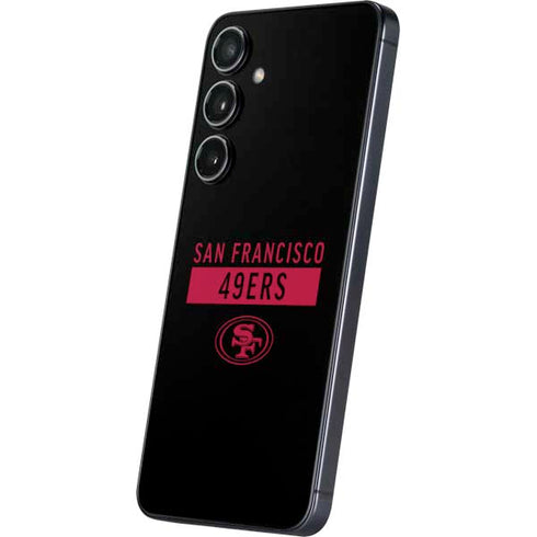 NFL San Francisco 49ers Black Performance Series Galaxy A16 5G Skin