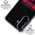 NFL San Francisco 49ers Black Performance Series Galaxy A36 5G Clear Case