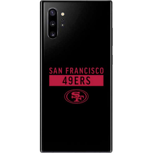 NFL San Francisco 49ers Black Performance Series Galaxy Note 10 Plus Skin