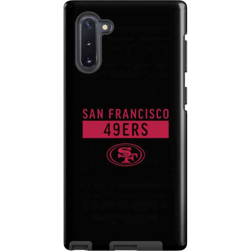 NFL San Francisco 49ers Black Performance Series Galaxy Cases