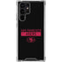 NFL San Francisco 49ers Black Performance Series Galaxy S23 Ultra Clear Case
