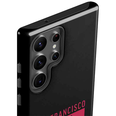 NFL San Francisco 49ers Black Performance Series Galaxy S23 Ultra Pro Case