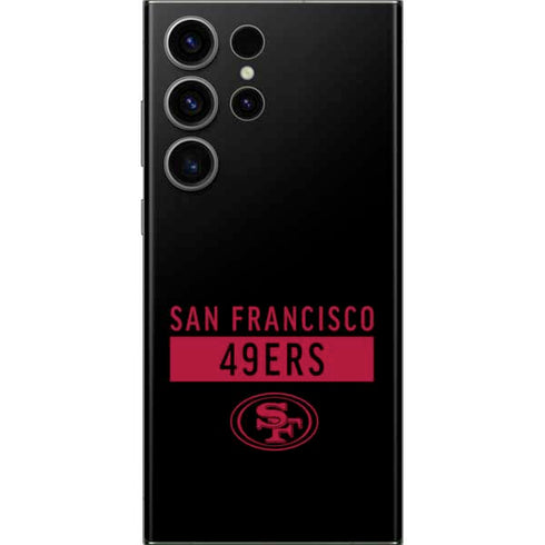 NFL San Francisco 49ers Black Performance Series Galaxy Skins