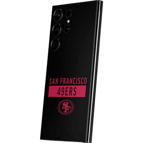 NFL San Francisco 49ers Black Performance Series Galaxy Skins