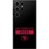 NFL San Francisco 49ers Black Performance Series Galaxy S25 Ultra Skin