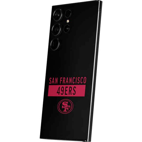 NFL San Francisco 49ers Black Performance Series Galaxy S25 Ultra Skin