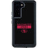 NFL San Francisco 49ers Black Performance Series Galaxy S24 Waterproof Case