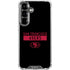 NFL San Francisco 49ers Black Performance Series Galaxy S26 Clear Case