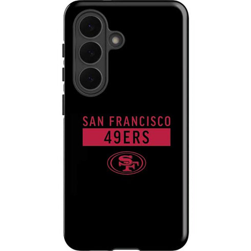 NFL San Francisco 49ers Black Performance Series Galaxy S26 Impact Case