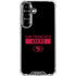 NFL San Francisco 49ers Black Performance Series Galaxy S26 Plus Clear Case