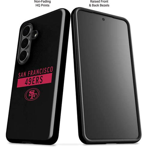NFL San Francisco 49ers Black Performance Series Galaxy S26 Plus Impact Case
