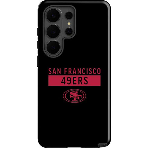 NFL San Francisco 49ers Black Performance Series Galaxy S26 Ultra Impact Case