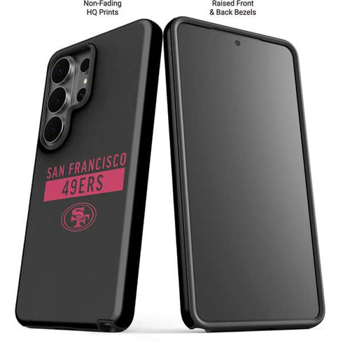 NFL San Francisco 49ers Black Performance Series Galaxy S26 Ultra Impact Case