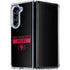 NFL San Francisco 49ers Black Performance Series Galaxy Z Fold5 5G Clear Case