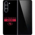 NFL San Francisco 49ers Black Performance Series Galaxy Z Fold5 5G Skin