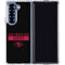 NFL San Francisco 49ers Black Performance Series Galaxy Z Fold6 Clear Case